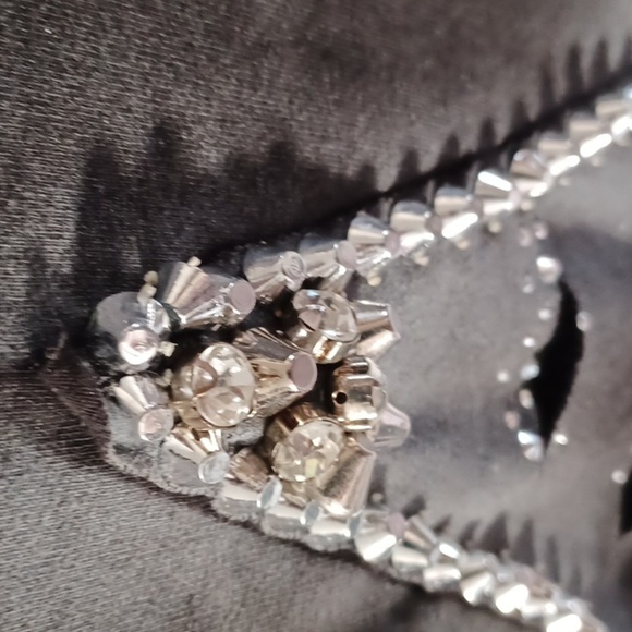 Zarga funky fun top/tunic, assymetrical hem, rhinestones & studs - Picture 5 of 8